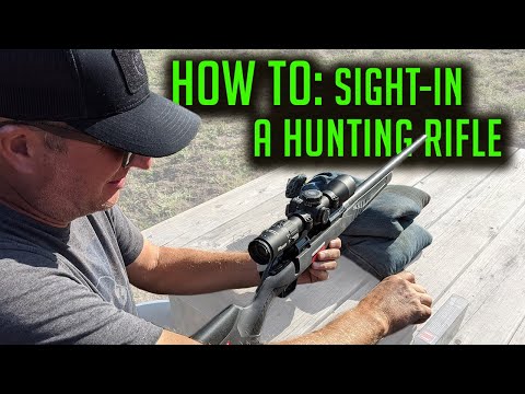 How to Sight-In a Hunting Rifle (Eastmans')