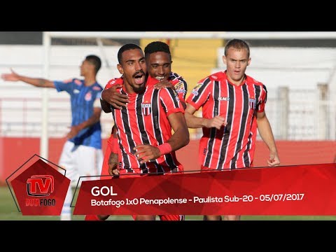 GOL: Botafogo 1x0 Penapolense - Paulista Sub-20 - 05/07/2017