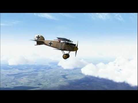 Rise of Flight: Albatros D.III - engine failure and forced landing with a bad end