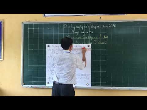 LTVC lớp 3, bài Nhân hóa. Ôn tập cách đặt và trả lời câu hỏi Ở đâu?(GV Trần Thanh Nhàn, TH C Phú Mỹ)