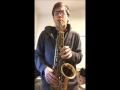 Charlie Parker Just Friends on Alto Saxophone