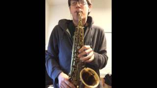 Charlie Parker Just Friends on Alto Saxophone