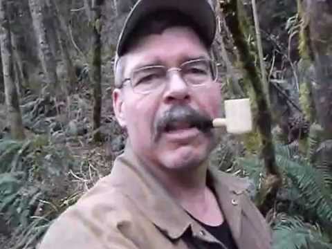 In the woods with a cob and some vintage Rattray's Professional