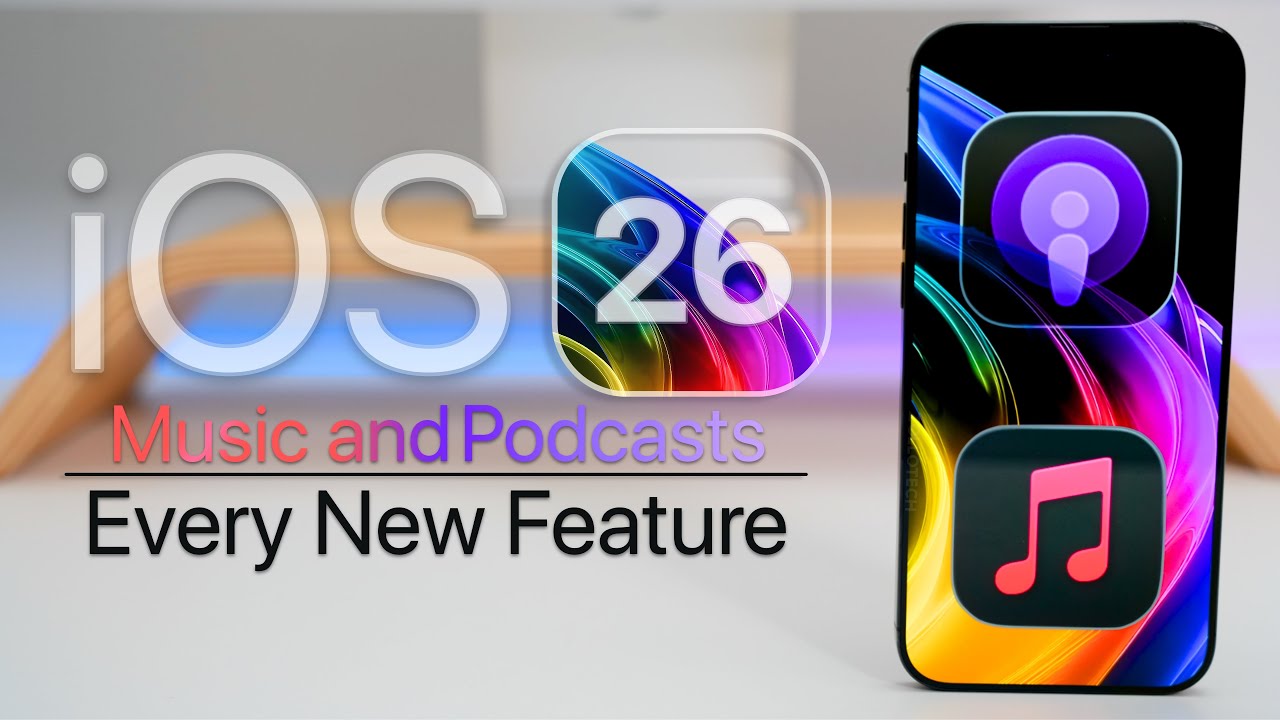 iOS 26 - 20 New Apple Music and Podcasts Features