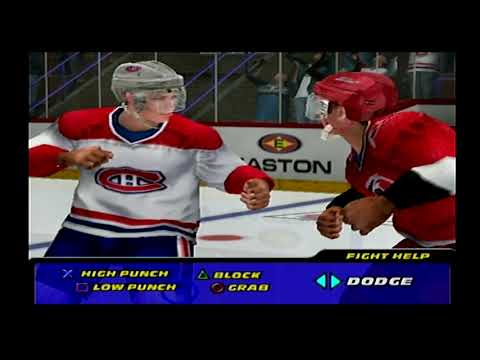NHL Hitz 2003 ps2 season playoff  Canadiens vs Hurricanes # 30
