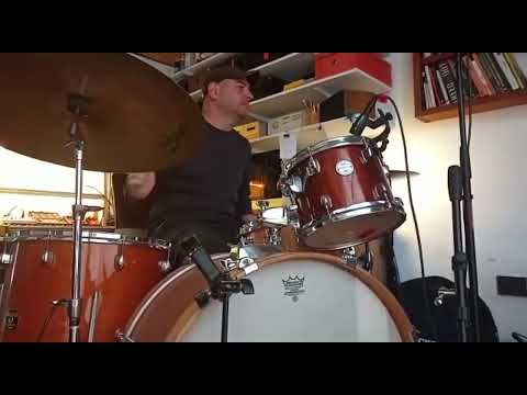 Santiago Guerrero drum recording for "Perfect Randomness" (06/22)