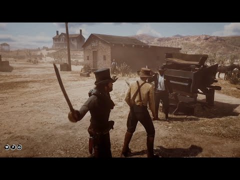 The ONLY Npc You Can Kill In Front Of Sheriff Freeman In Tumbleweed - RDR2