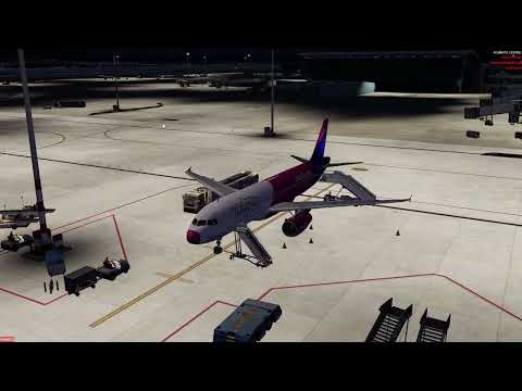 FSLA320 Wizzair Departure from LHBP