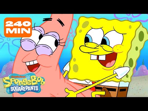 4 Hours of SpongeBob & Patrick BFF Adventures 🧽⭐ | @SpongeBobOfficial