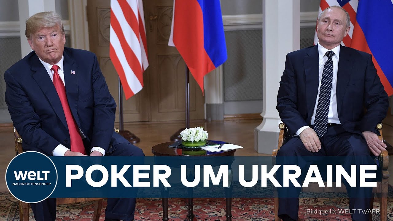 UKRAINE-KRIEG: Der Dealmaker und der Kriegsherr - Hochspannung vor Trump-Putin-Treffen in Alaska