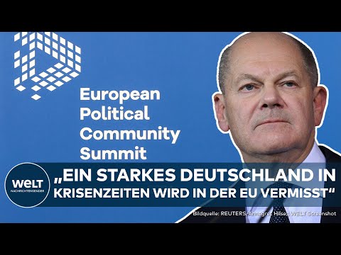 BUDAPEST: Nach Ampel-Aus! Gipfel der Europäischen Politischen Gemeinschaft "Scholz kommt geschwächt"
