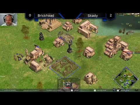 (4)Skady vs (5)Brickhead - Age of Mythology: The Titans (Game 3)