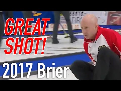 2017 Tim Hortons Brier  - Kevin Koe (CAN) around the horn vs. Gushue (NL)