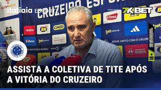 TITE ANALISA DESEMPENHO DO CRUZEIRO EM VITÓRIA E PROJETA JOGO COM POUSO ALEGRE