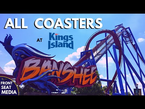 All Coasters at Kings Island + On-Ride POVs - Front Seat Media Video