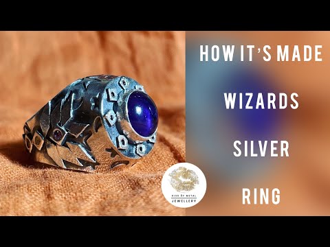 How it’s made | Wizards silver ring | Handmade silver jewellery | Tutorial