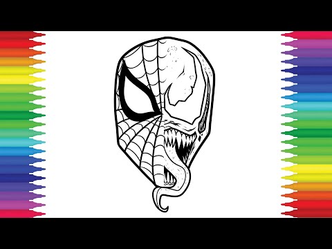 Spider Venom Coloring Page