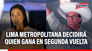 🔴🔵 Lima Metropolitana decidirá quien gana en segunda vuelta, asegura analista político