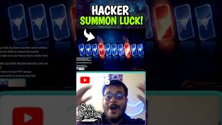 HACKER LUCK! 0.000001% Chance Of This Happening! [Solo Leveling: Arise] #sololeveling #sungjinwoo