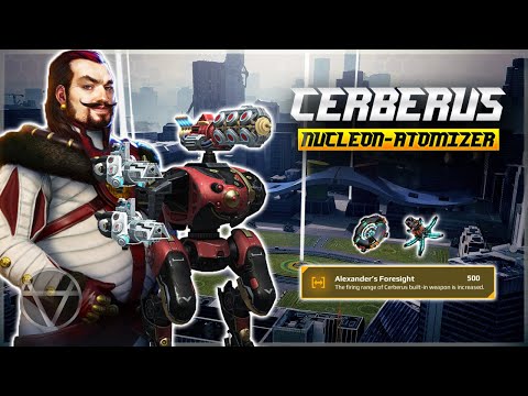 [WR] 🔥 Nucleon Atomizer CERBERUS  (w/Legendary Pilot) - Gameplay | War Robots