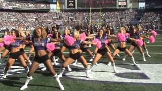 Baltimore Raven Cheerleaders - Cancer Awareness Game 2nd Routine