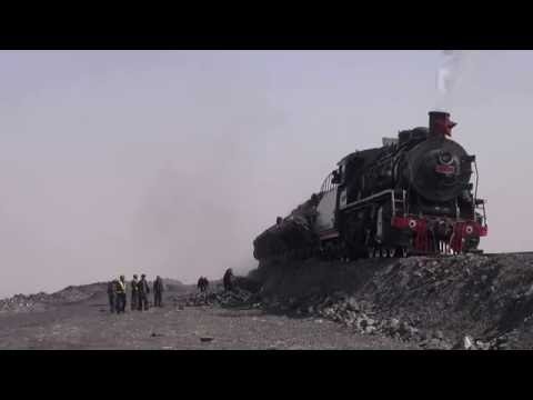 Steam of Fuxin Coal Mine Railway China(Apl.2012) 2 　中国・阜新炭鉱鉄道の蒸気機関車（2012年4月）2