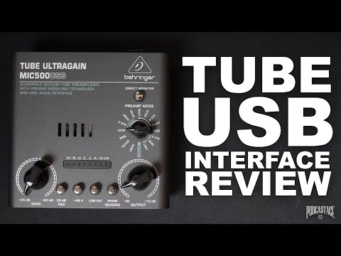 Обзор предусилителя Behringer MIC500USB