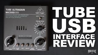 Video thumbnail for Behringer MIC500USB Interface Review / Test / Explained by Podcastage