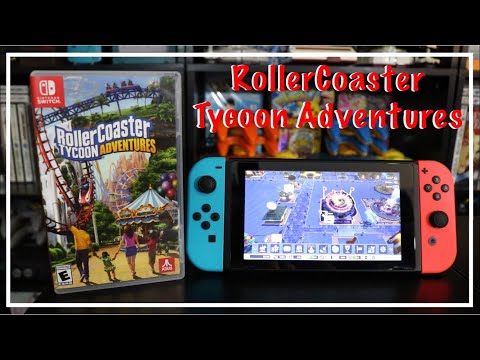 RollerCoaster Tycoon Adventures - Nintendo Switch - Review and Gameplay!