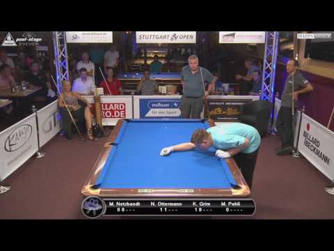 Stuttgart Open 2016, No. 18, Shootout Field E, Pool-Billard, Netzband, Ottermann, Grim, Pohli