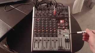 Video thumbnail for My Mixer Setup, The Behringer Xenyx X1204 USB with FX by Total Nerd Takeover