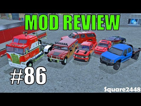 Farming Simulator 17 Mod Review #86 Duramax, Sport Cars, Semi & Sport Trucks
