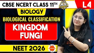 Kingdom Fungi Class 11 One Shot | Biological Classification Class 11 For NEET Biology