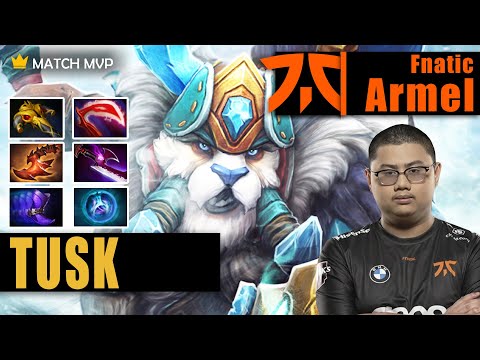 Tusk Mid | Fnatic.Armel | WTF 30 KILLS TUSK MID NEW 1 PUNCH 1 KILL META | 7.32c Gameplay Highlight