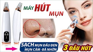 Video giới thiệu máy hút mụn cầm tay pin sạc Blackhead Instrument - 3 đầu