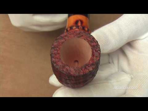 Pipa Radice Silk Cut Reverse Calabash - smoking pipe 398