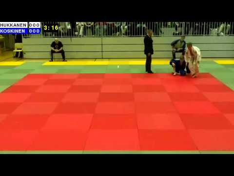 Judo U18 SM 2014: P18-50: HUKKANEN - KOSKINEN