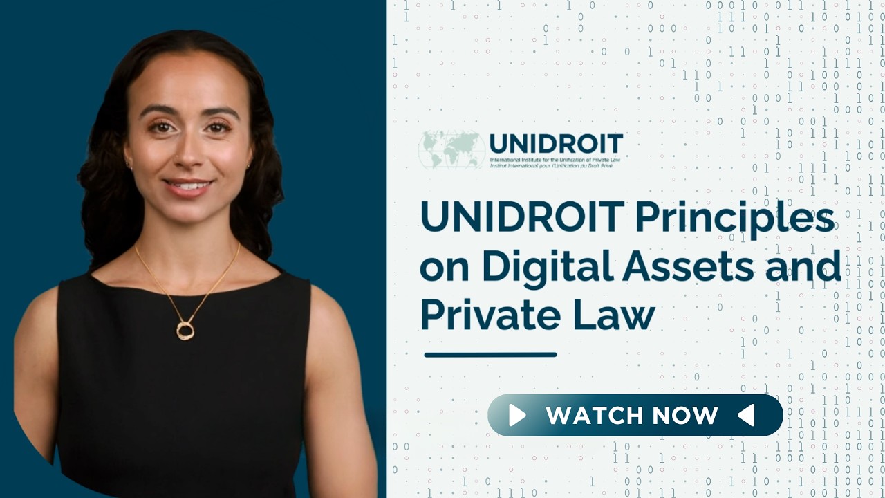 UNIDROIT Principles on Digital Assets and Private Law - UNIDROIT Instruments Explained (Episode 5)