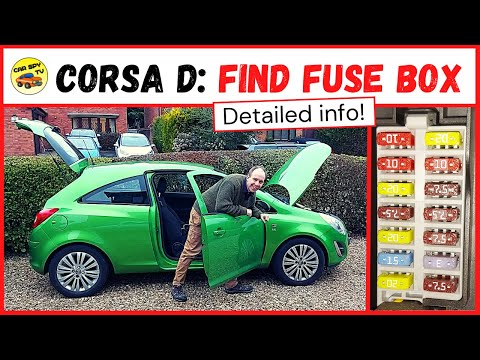 Vauxhall Corsa D: How To Find Fuse Box (Opel Corsa D) – IN DETAIL