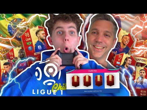 Dad opened my Ligue 1 TOTS FUT Champions rewards and this happened...