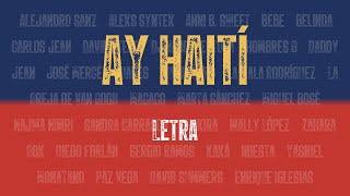 Ay Haití (Letra / Lyrics) | Varios Artistas