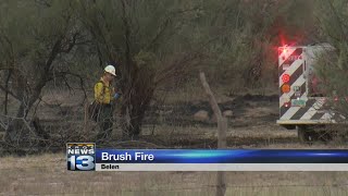 Neighbors stop Belen brush fire from spreading