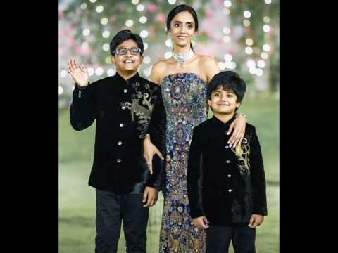 Jr.Ntr Wife Lakshmi Pranathi & her Children at Narne Nithin Wedding
