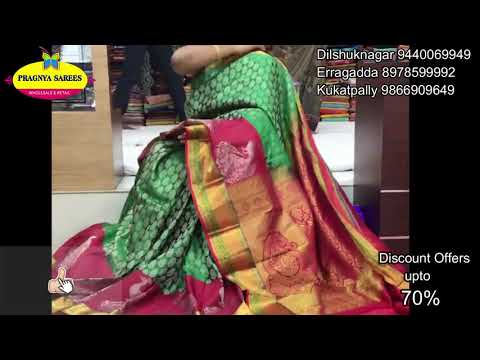 #Episode 901 Kanjivaram Sathyabama Designer Sarees | PRAGNYA SAREES | Ph:9440069949