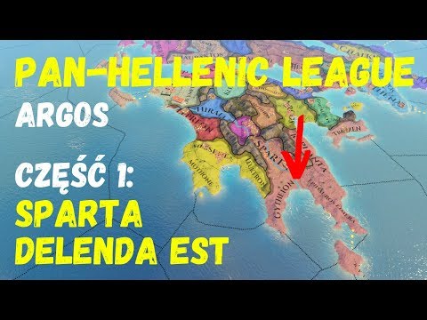 SPARTA DELENDA EST! - Zagrajmy w Imperator: Rome - Pan-Hellenic League - Argos cz.1