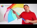 RAINBOW UMBRELLA BEST SELLING COLOURFUL MULTICOLOURED BROLLY