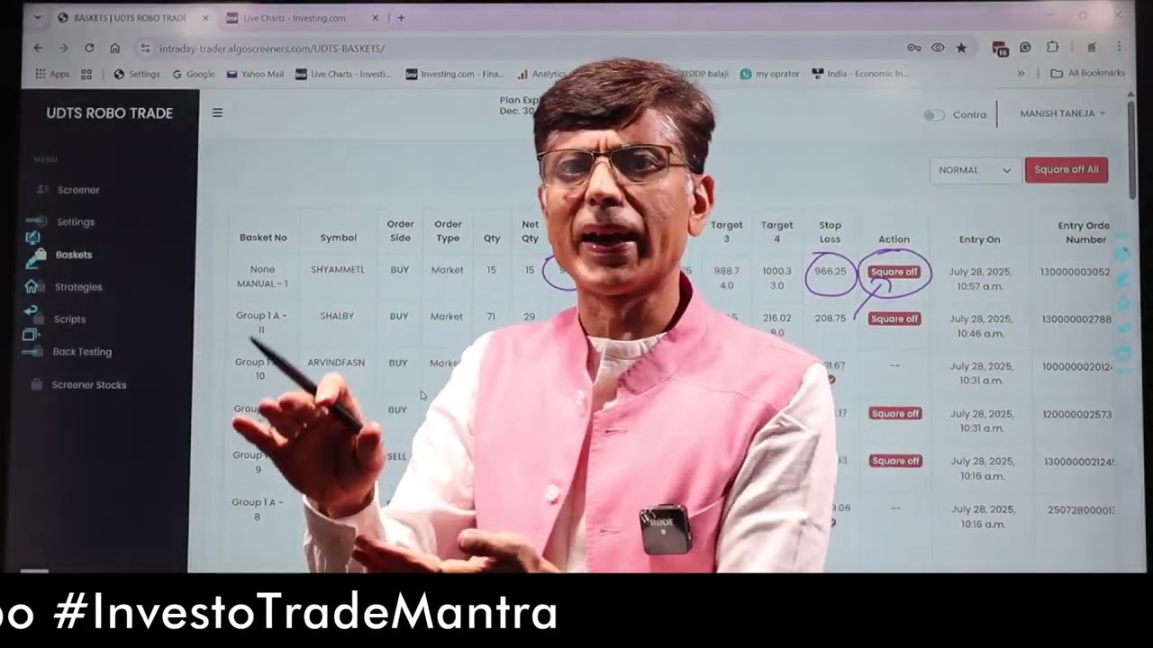 Part-9  ll How to Trade with Strategy + Averaging | Master UDTS Robo Trade! ll Strategies