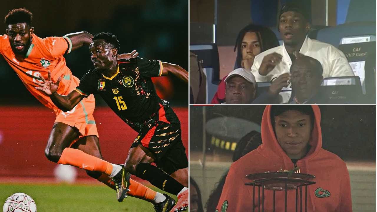 Clash of Titans: Ivory Coast vs Cameroon — Mbappé, Tchouaméni and Koundé in Attendance | 5ASIDE LIVE