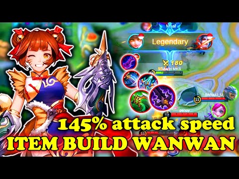 Wanwan Dead 3x !! Serious Mode On | Full Attack speed Build Wanwan Hurt Top Global  Mobile Legends