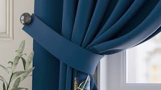 Комплект штор «Фрониос (синий)» — видео о товаре